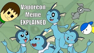 The Vaporeon Meme EXPLAINED Animated  Better Version [upl. by Nauqal]