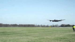 Avro Lancaster Pass By Sound Recording [upl. by Iznil]