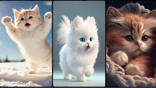 Cute and Funny Cat VIDEOS Compilation 1  DAILY5MIN [upl. by Kori]