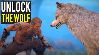 Assassins Creed Valhalla  SECRET Wolf Companion UNLOCK Guide [upl. by Ical]