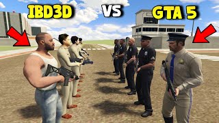 IBD3D Police vs GTA 5 Police The Biggest Battle In Indian Bike Driving 3D [upl. by Akimet]