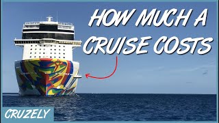 How Much it Costs to Take a Cruise 20212022 [upl. by Bink510]