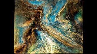 Epoxy Resin Art Pour Painting [upl. by Ednarb]