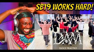 SB19 DAM Dance Practice  REACTION [upl. by Fleisig]