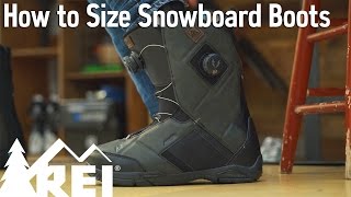 Snowboarding How to Size Snowboard Boots [upl. by Annmaria574]