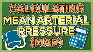 How to Calculate Mean Arterial Pressure MAP  Nursing [upl. by Aramois934]