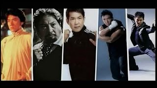 Jackie Chan Biao Yuen Sammo Hung Donnie Yen and Jet LiFighting scenes [upl. by Kcirdahs]