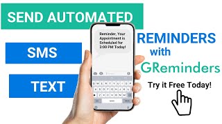 Automated SMS Appointment Reminders with Google Calendar [upl. by Idnak]