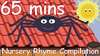 Incy Wincy Spider And lots more Nursery Rhymes 65 minutes [upl. by Anahsed468]