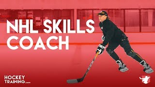 NHL SKATING DRILLS Crosby  Malkins Coach 🏒🔥 [upl. by Nelda]