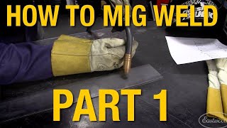 How To MIG Weld MIG Welding Basics Demo Part 1  Eastwood [upl. by Sivram]