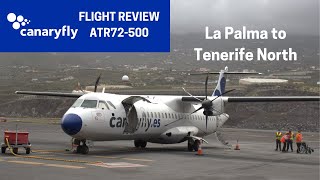 TRIP REPORT  CanaryFly ATR72500 La Palma to Tenerife North [upl. by Pederson314]