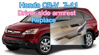 Honda CRV armrest replace driver side [upl. by Bussy]