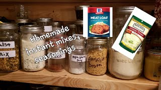 Homemade instant mixes and seasoningsPantry necessity [upl. by Adao232]