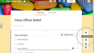 Using Google Forms to Create Ballots [upl. by Eidac118]