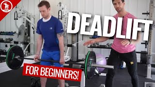 How To Do A Deadlift For BEGINNERS [upl. by Laefar]