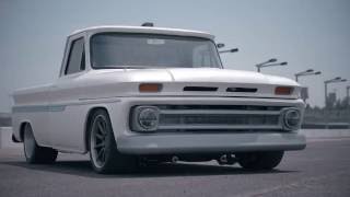 James Ottos 66 Chevy C10 Pickup Truck on Forgeline RB3C Wheels [upl. by Dammahum]