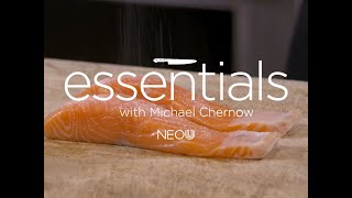 ESSENTIALS WITH MICHAEL CHERNOW SIMPLE SALMON [upl. by Haldes]