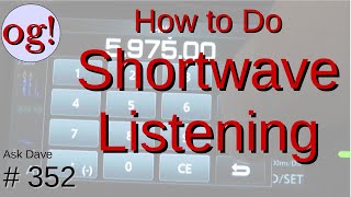 Learn About Shortwave Listening SWL for Beginners 352 [upl. by Ahsilet]