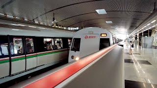 Singapore MRT ride from Canberra to Admiralty train station [upl. by Anali]