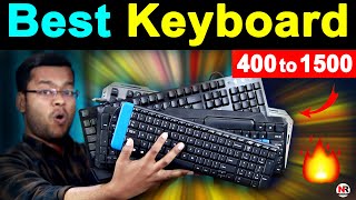 Best Keyboards Under 500 to 1500 for Gaming Programming Typing Editing  Best Keyboards Under 300 [upl. by Ennayhs]