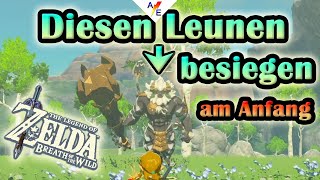 Leune auf dem vergessenen Plateau besiegen  The Legend of Zelda Breath of the Wild BotW [upl. by Arlyn789]