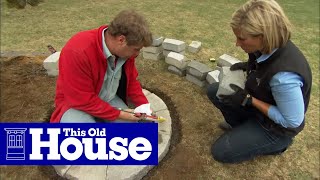 How to Build a Fire Pit  This Old House [upl. by Esten]