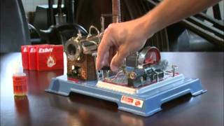 How to Use a Wilesco Double Acting Steam Engines [upl. by Ahsienek]