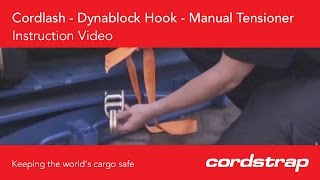 Cordstrap  9 Cordlash  Dynablock Hook  Manual Tensioner [upl. by Sherrill153]