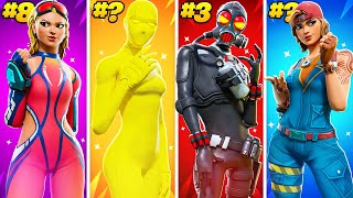 40 SWEATIEST Skins In Fortnite [upl. by Llechtim]