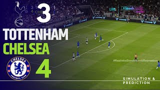 TOTTENHAM HOTSPUR 34 CHELSEA • Highlights • Premier League 2425  SimulationRecreation [upl. by Ikik]