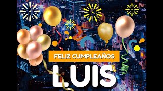 FELIZ CUMPLEAÑOS LUIS  SERENATA CON MARIACHI [upl. by Akemor]