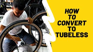 How To Convert Your Tires to Tubeless Setup 2020 [upl. by Llenart]