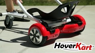 Introducing HoverKart  Transform your hoverboard [upl. by Slerahc]