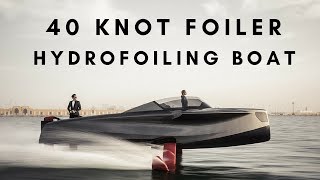 FOILER  Hydrofoil Boat for Speeds up to 40 Knots [upl. by Luana]