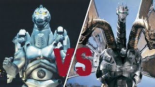 Super Mecha Godzilla Vs Mecha King Ghidorah ll A Comparison [upl. by Ariaet]