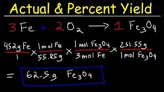 Theoretical Yield vs Actual Yield [upl. by Bough]