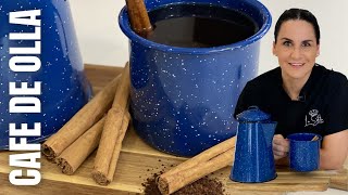 CAFE de OLLA receta TRADICIONAL MEXICANA [upl. by Lyckman]