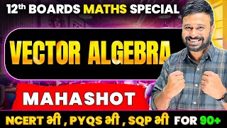 Ch 10 Vector Algebra MAHA SHOT  Class 12th Maths Boards 2025  By Rohit Solanki Sir [upl. by Yerahcaz]