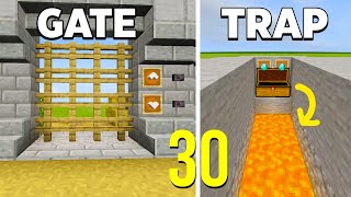 TOP 30 REDSTONE BUILDS That You Can make in Minecraft Bedrock [upl. by Novehc]