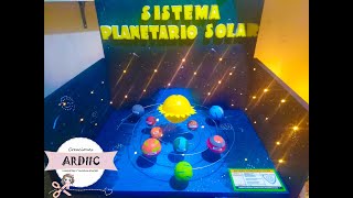 MAQUETAS ESCOLAR  SISTEMA PLANETARIO SOLAR [upl. by Inattirb610]