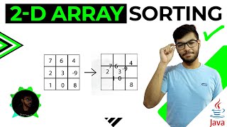 Java program to sort 2d array in ascending order [upl. by Llednahc]