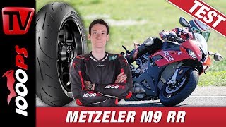 Metzeler M9 RR im Test Landstraße Rennstrecke und bei Nässe  Was kann der Nachfolger des M7 RR [upl. by Ketchum334]