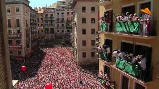 Sanfermines the running of the bulls Top Attractions in Pamplona Navarra [upl. by Martinelli]