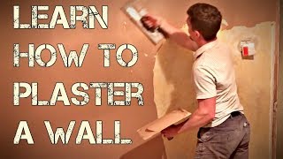 How To Plaster A Wall  Plastering For Beginners [upl. by Wendie]