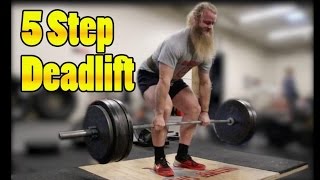 How To Deadlift Starting Strength 5 Step Deadlift [upl. by Ibby]