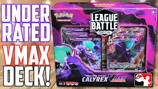 Shadow Rider Calyrex VMAX League Battle Deck OpeningReview [upl. by Secor]