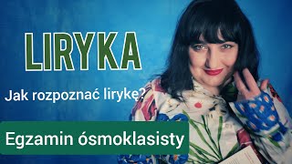 Jak rozpoznać lirykę Epika liryka dramat Egzamin ósmoklasisty z polskiego [upl. by Amehsyt333]