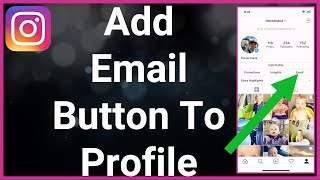 How To Add Email Address Message Button To Instagram Profile [upl. by Sarene]