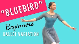 Beginner Female Ballet Variation Tutorial  BLUEBIRD VARIATION [upl. by Detta]